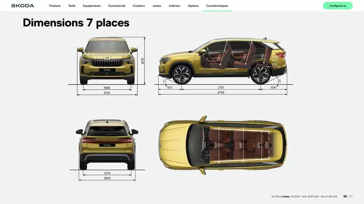 Škoda Kodiaq du 17 octobre au 17 octobre 2025 - Catalogue page 35