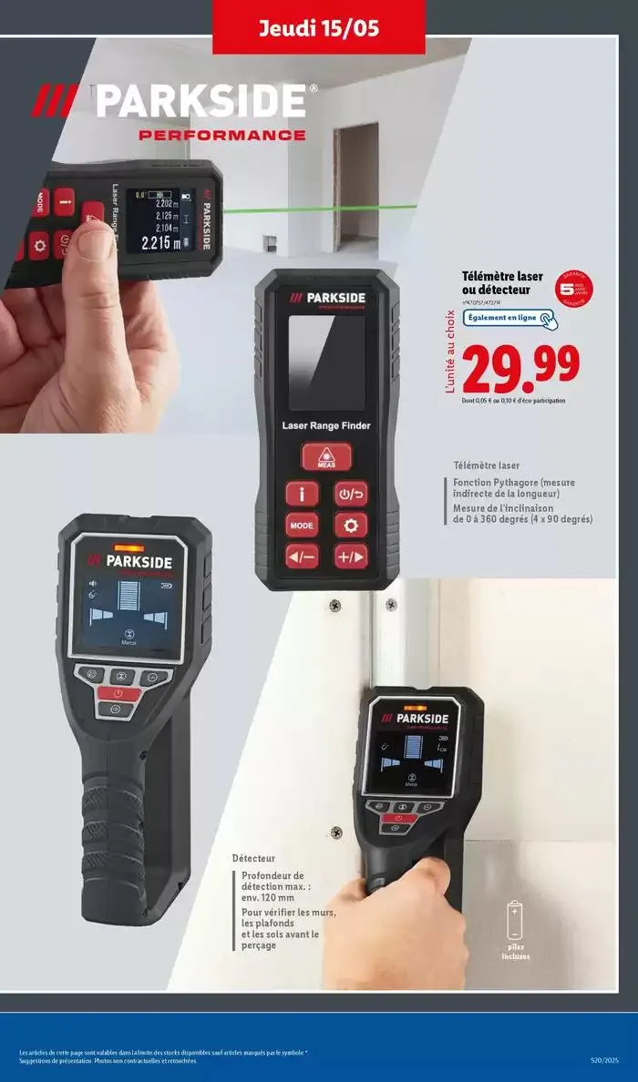 Profitez d'une large sélection de produits à prix réduits chez Lidl ! du 15 mai au 21 mai 2025 - Catalogue page 37