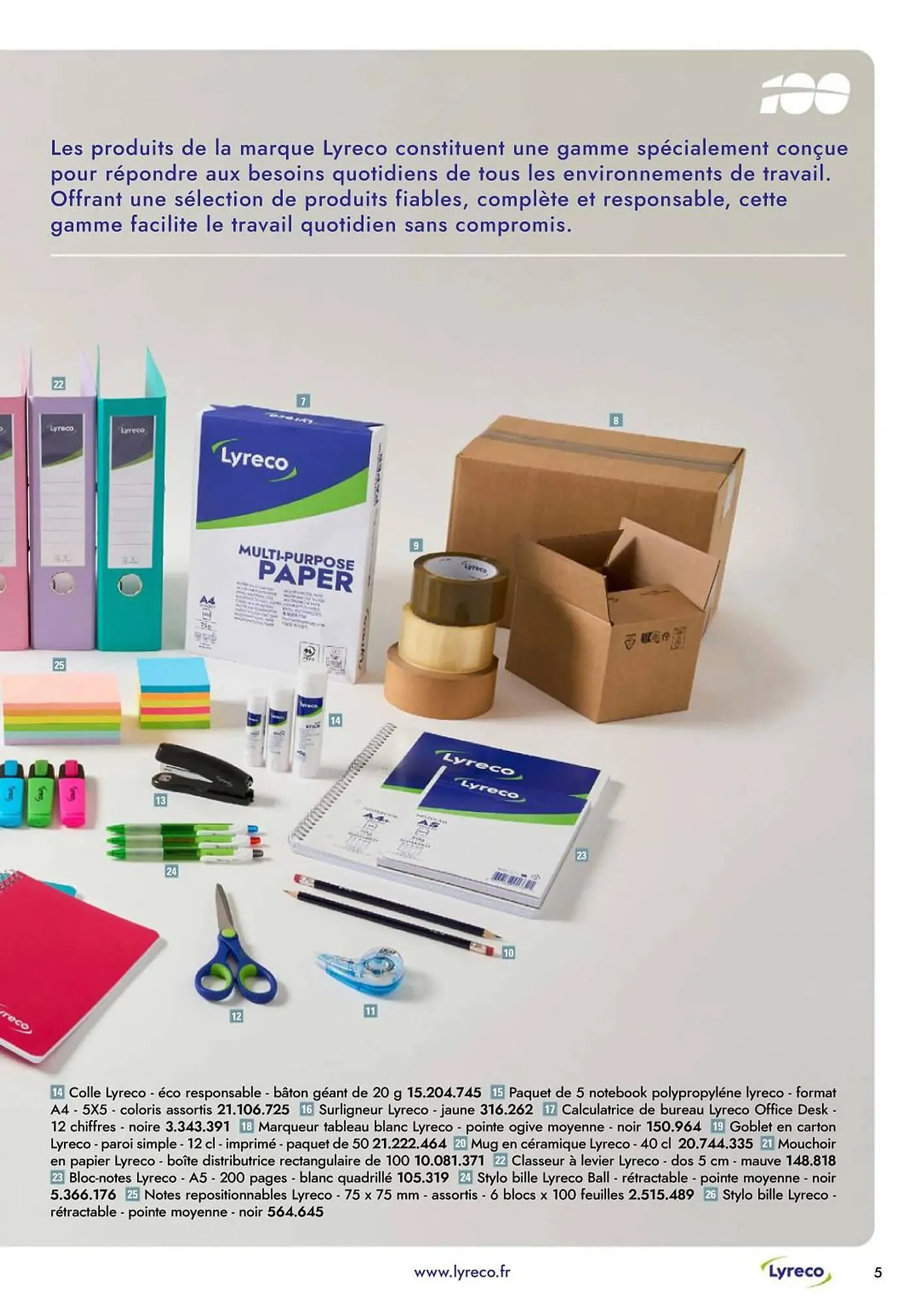 Catalogue Lyreco du 5 janvier au 28 février 2026 - Catalogue page 5
