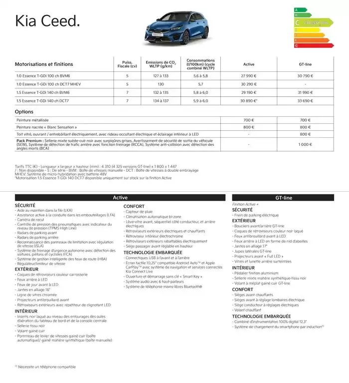 KIA Picanto - Price list du 3 janvier au 25 décembre 2025 - Catalogue page 7