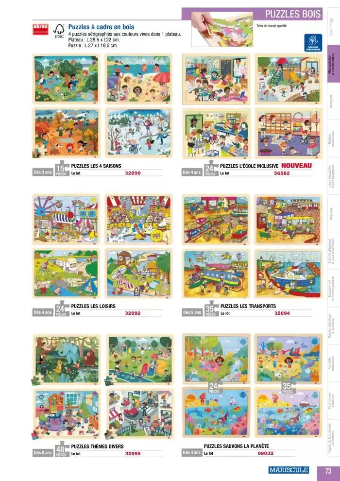 Education And Loisirs Majuscule 2025 du 5 mars au 31 décembre 2025 - Catalogue page 97