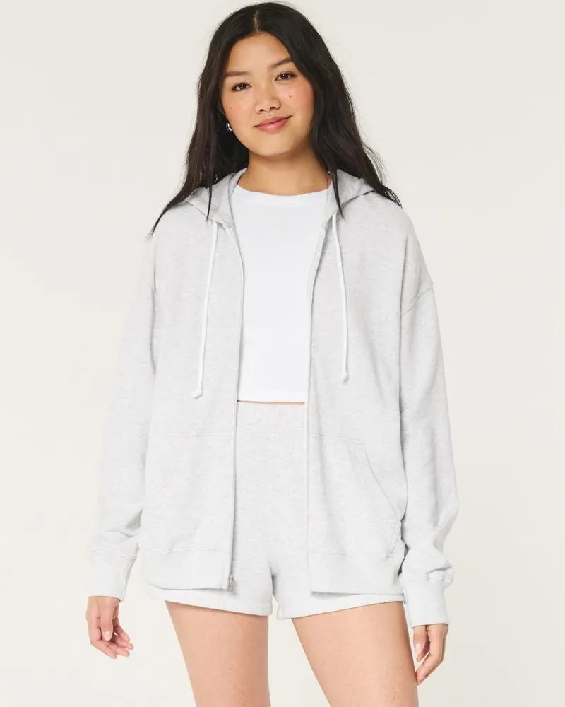 Oversized Zip-Up Hoodie