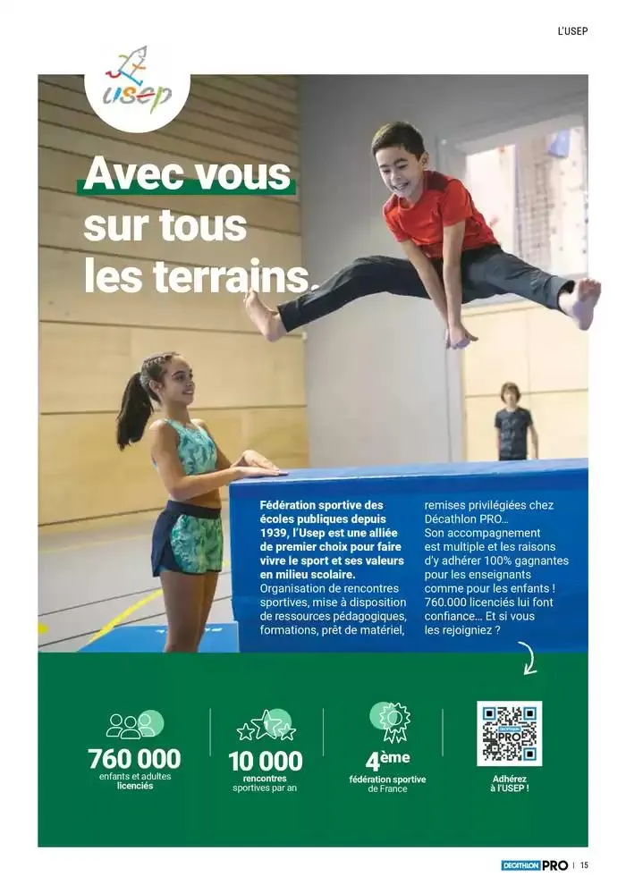LE GUIDE DU SPORT AU PRIMAIRE du 8 avril au 30 avril 2025 - Catalogue page 15