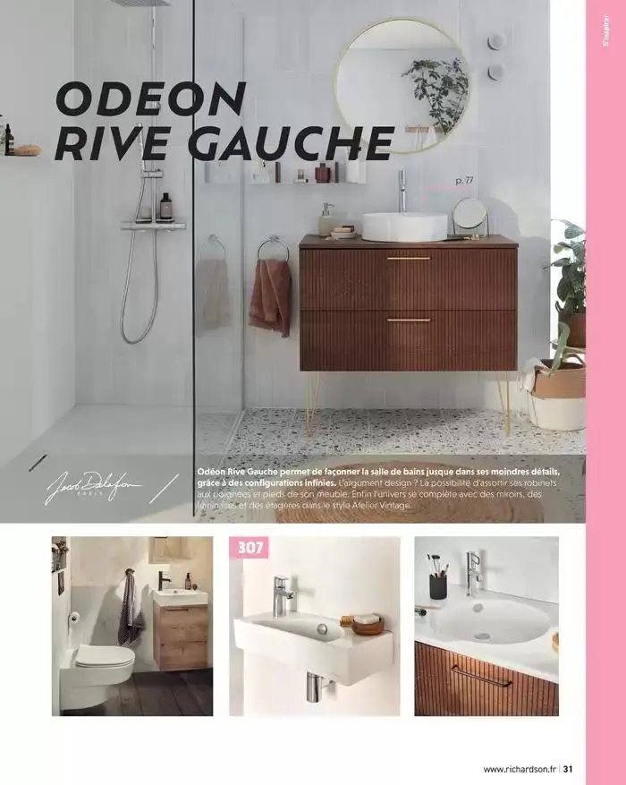 SALLE DE DE BAINS ET CARRELAGE 2025 du 11 avril au 31 décembre 2025 - Catalogue page 33