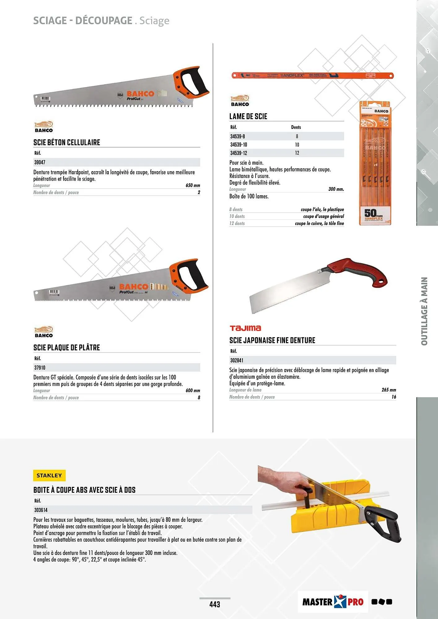 Catalogue Master Pro du 28 janvier au 30 décembre 2028 - Catalogue page 447