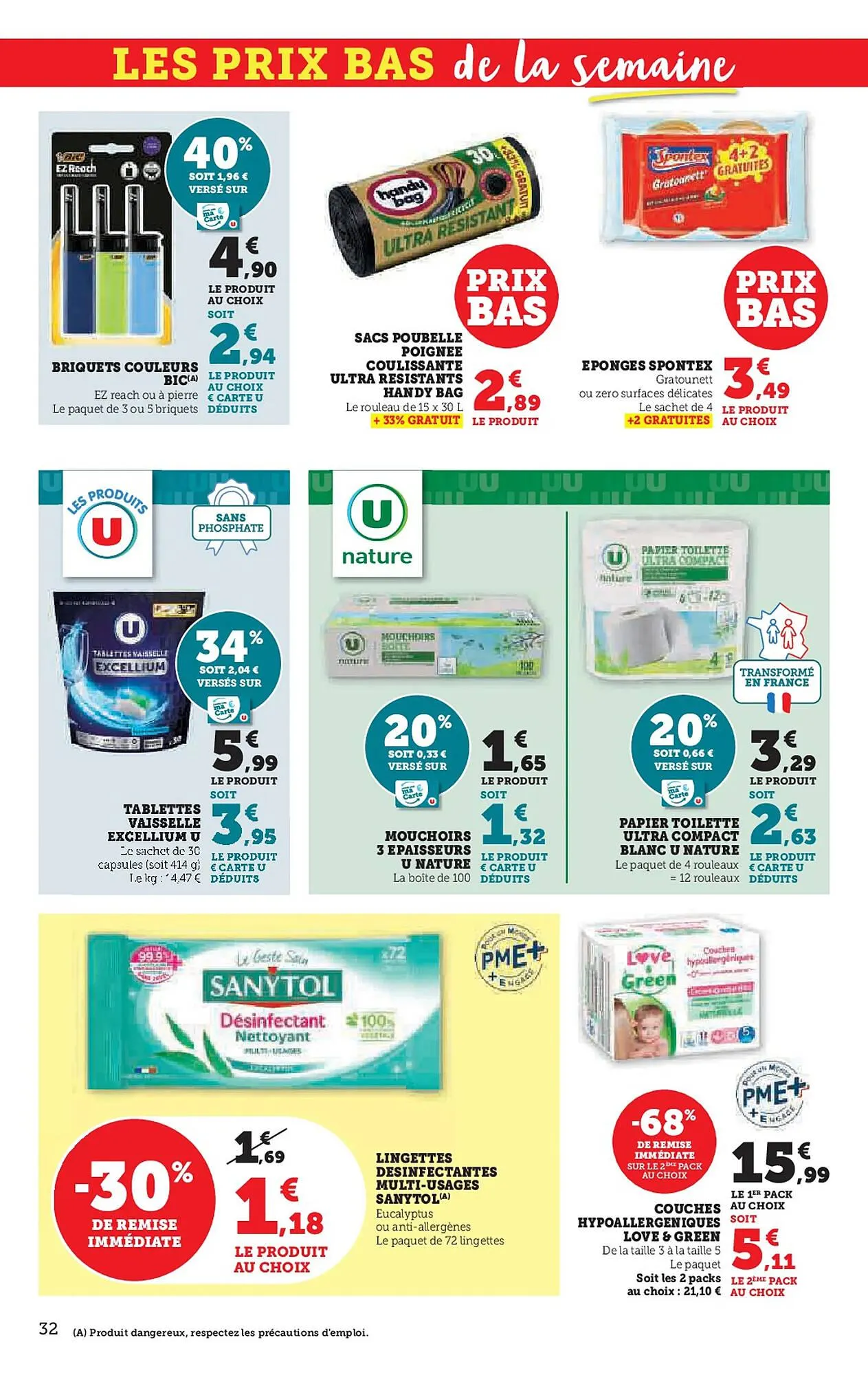 Catalogue Super U du 18 mars au 30 mars 2025 - Catalogue page 32