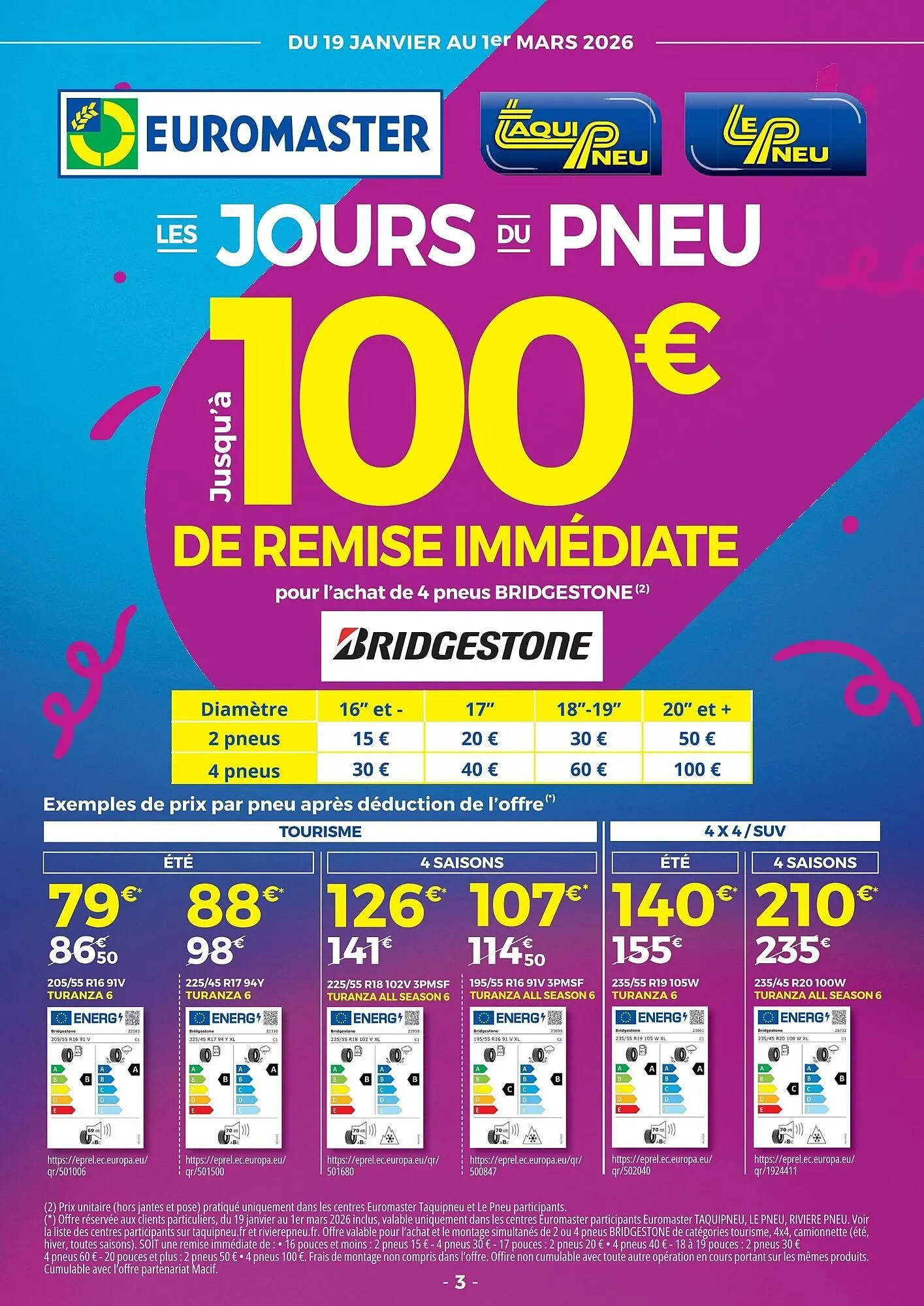 Catalogue Euromaster du 9 février au 22 février 2026 - Catalogue page 3