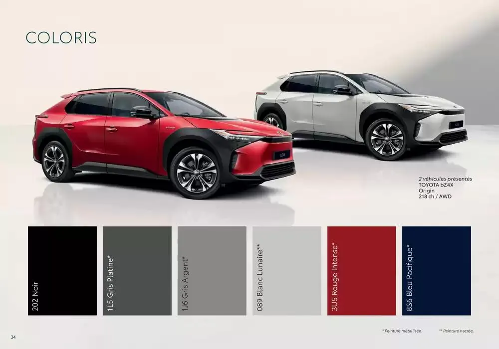 Toyota bZ4X  du 24 octobre au 24 octobre 2025 - Catalogue page 34