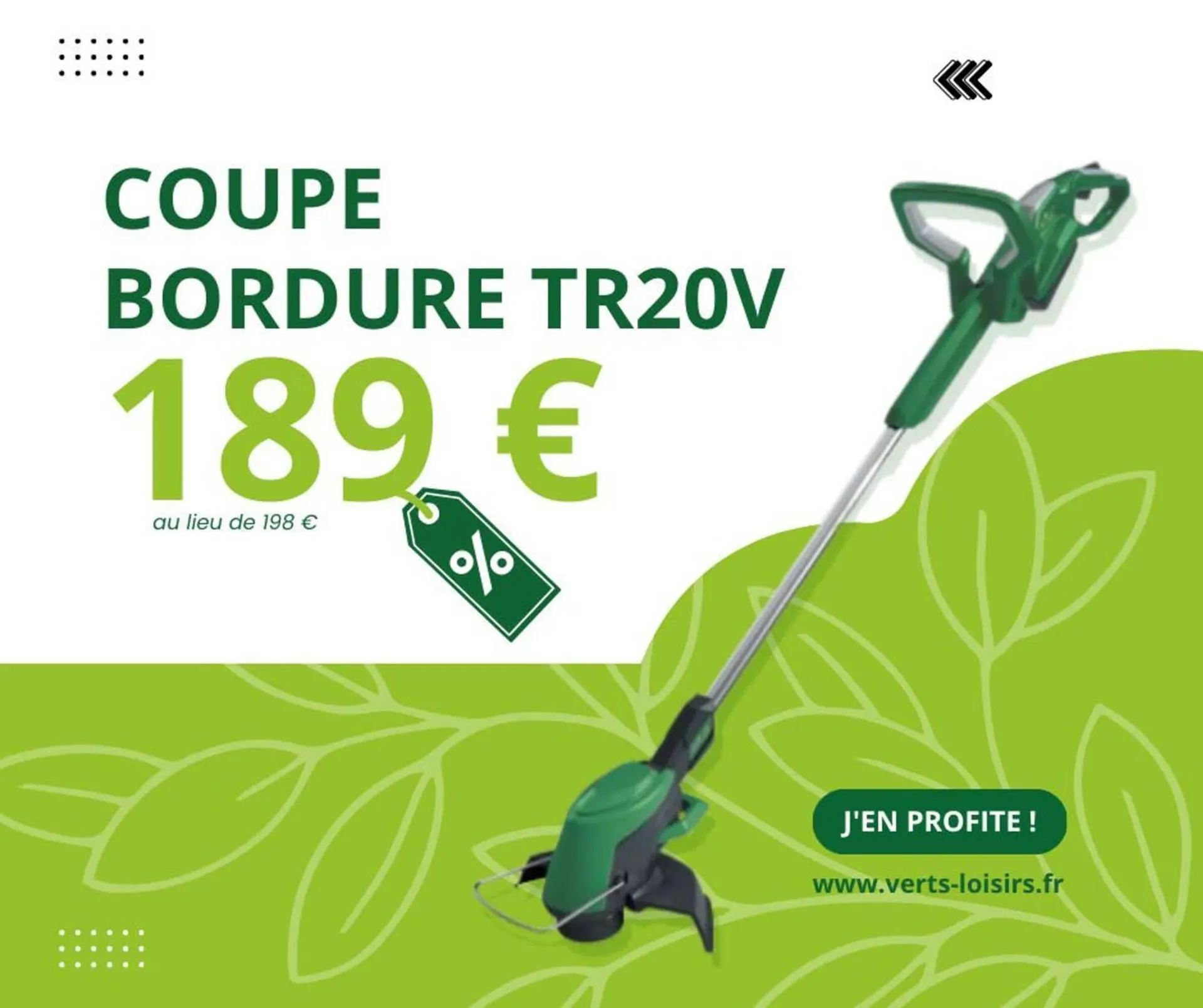 Catalogue Verts Loisirs du 6 mars au 16 mars 2024 - Catalogue page