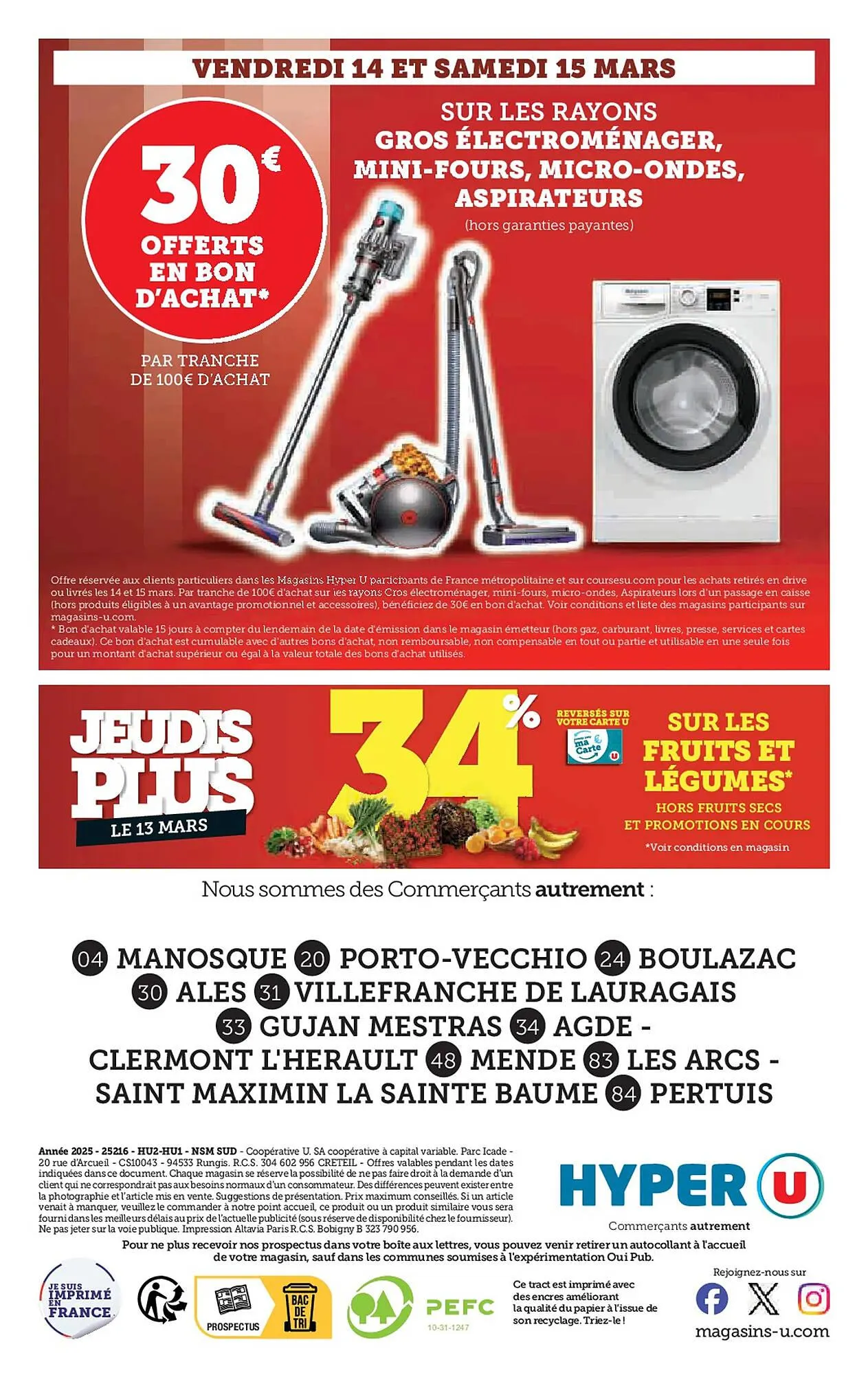 Catalogue Hyper U du 11 mars au 23 mars 2025 - Catalogue page 40