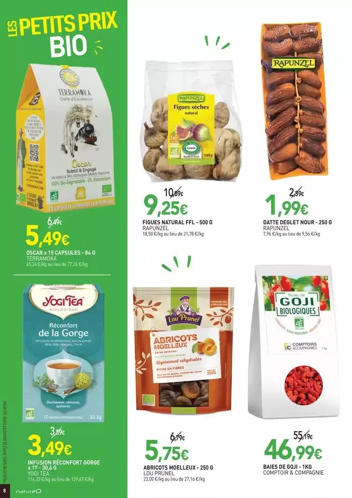 LES PETITS PRIX BIO du 13 novembre au 8 décembre 2024 - Catalogue page 8