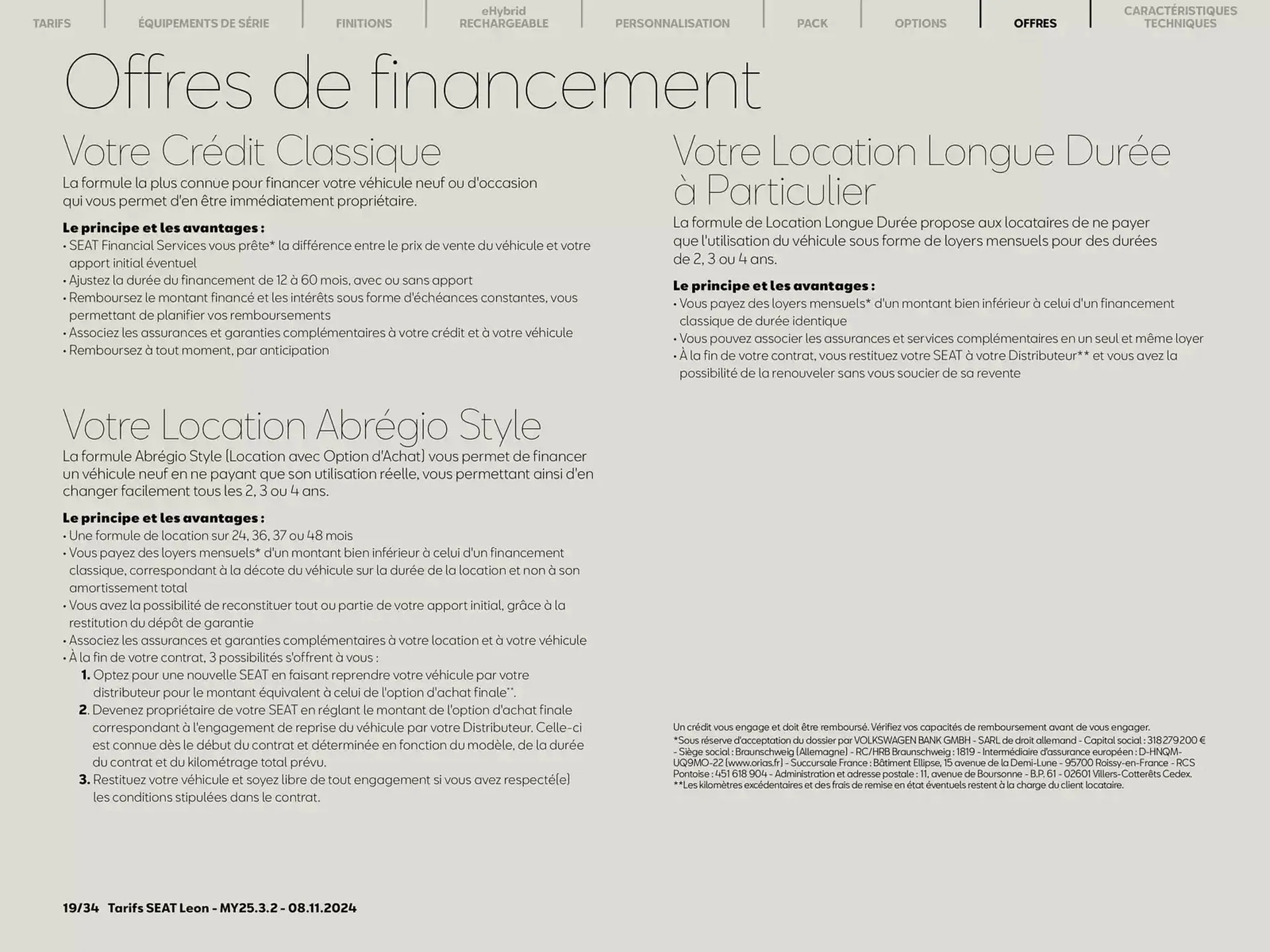 SEAT Catalogue du 11 novembre au 9 novembre 2026 - Catalogue page 17
