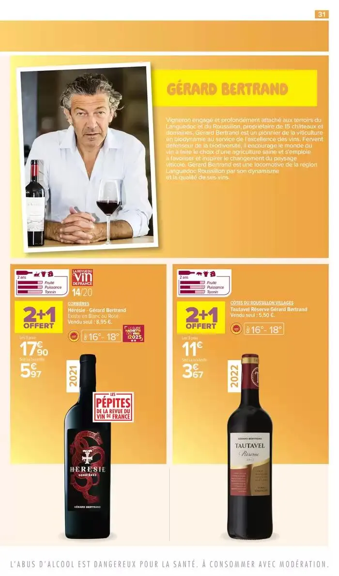 FOIRE AUX VINS, LE GUIDE DES BONS PLANS du 11 mars au 23 mars 2025 - Catalogue page 31