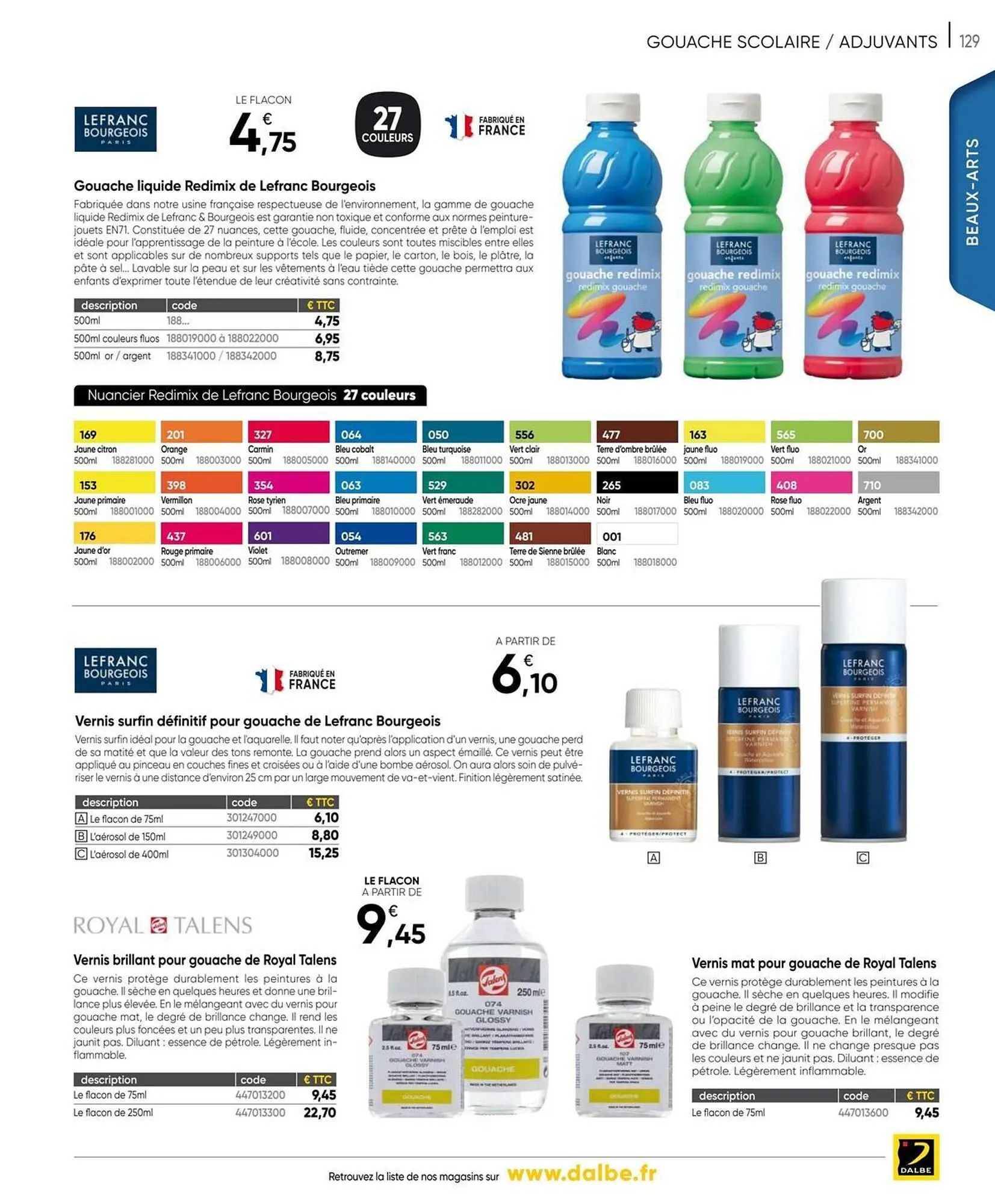 Catalogue Dalbe du 27 janvier au 31 décembre 2025 - Catalogue page 131