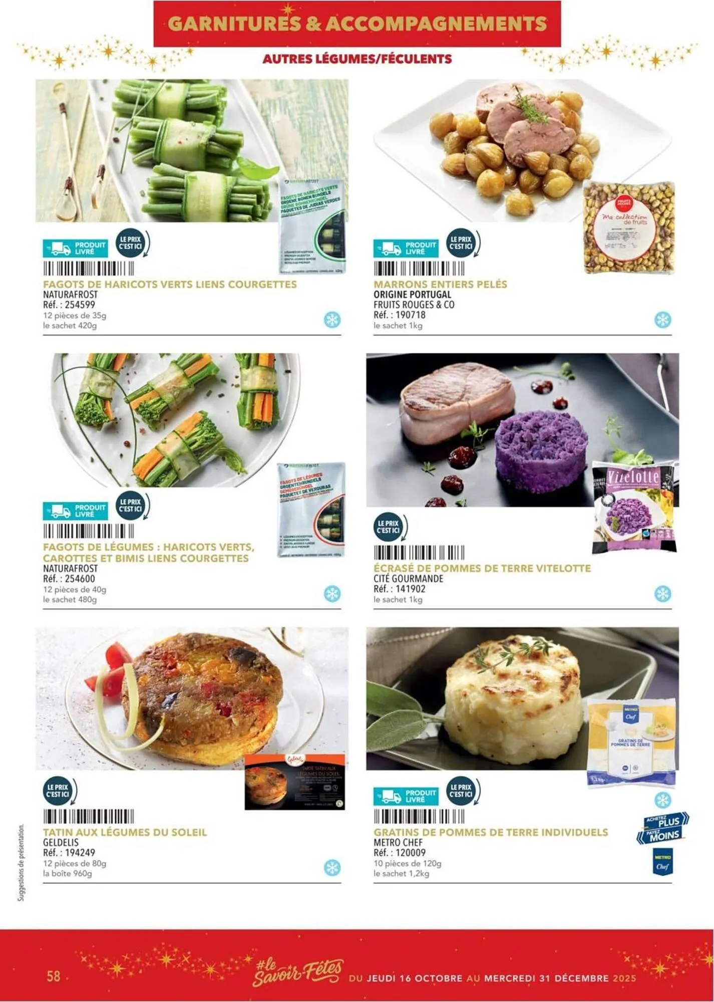 Catalogue METRO du 16 octobre au 31 décembre 2025 - Catalogue page 58