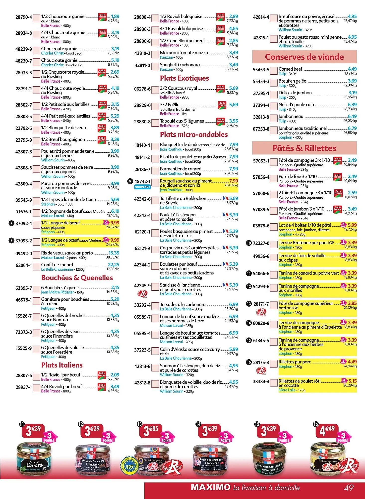 Catalogue Maximo du 30 septembre au 31 octobre 2025 - Catalogue page 49