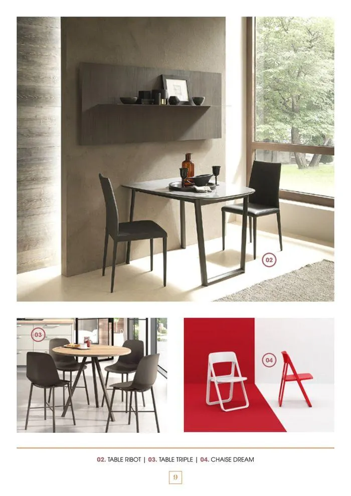 Optimisez votre pièce avec du mobilier pour petit espace du 29 avril au 31 août 2024 - Catalogue page 9