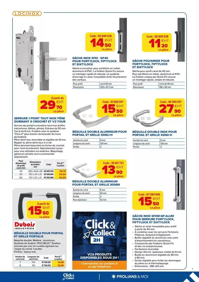 Opération Portail Aménagement Extérieur du 4 mars au 30 avril 2025 - Catalogue page 7