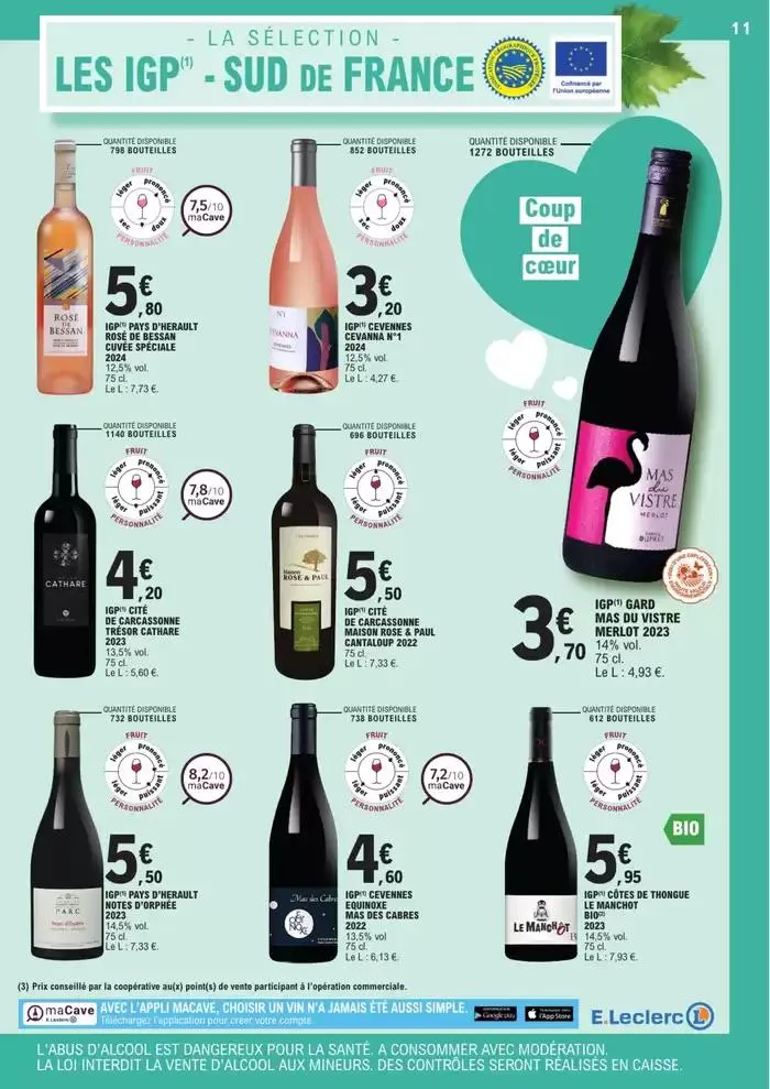FOIRE AUX VINS DE PRINTEMPS - MIXTE du 8 avril au 19 avril 2025 - Catalogue page 11