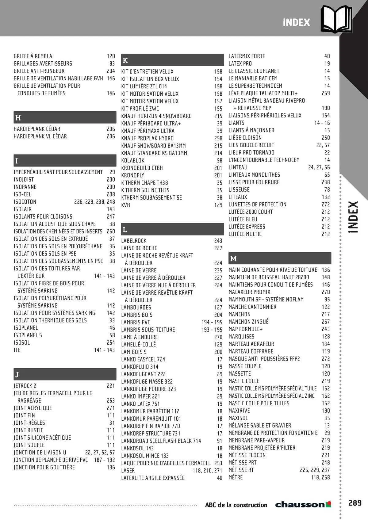 Catalogue Chausson Matériaux du 2 mai au 31 décembre 2025 - Catalogue page 242