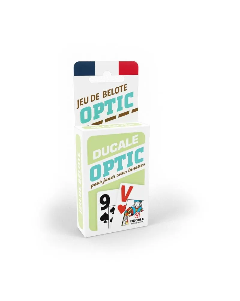 DUCALE OPTIC - JEU DE BELOTE - ECOPACK