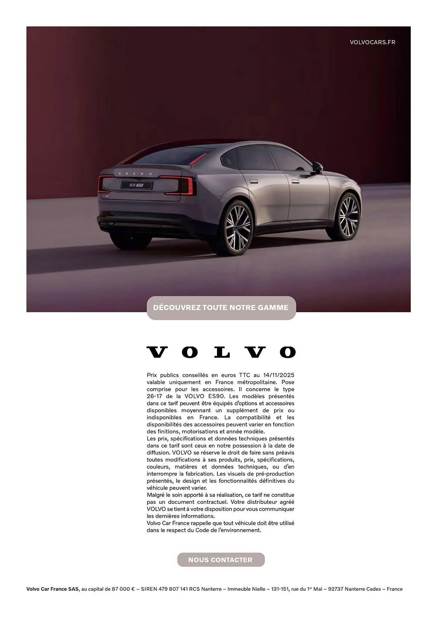 Catalogue VOLVO du 7 janvier au 31 janvier 2027 - Catalogue page 39