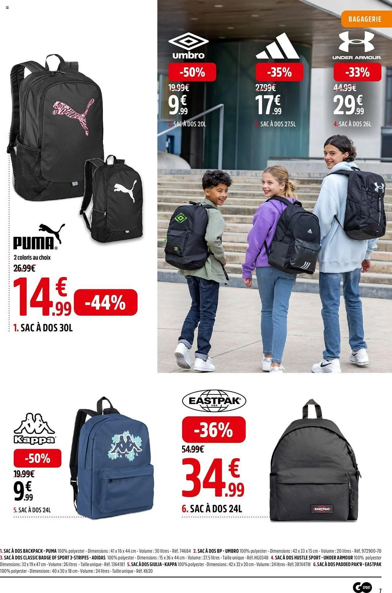 Catalogue Go Sport du 15 juillet au 15 septembre 2024 - Catalogue page 7