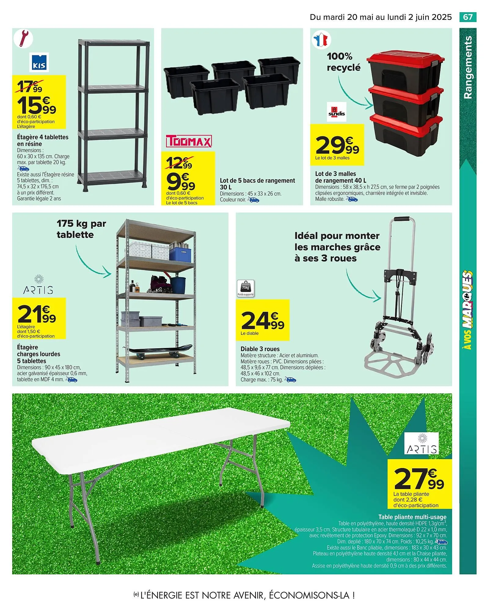 Catalogue Carrefour du 20 mai au 2 juin 2025 - Catalogue page 69