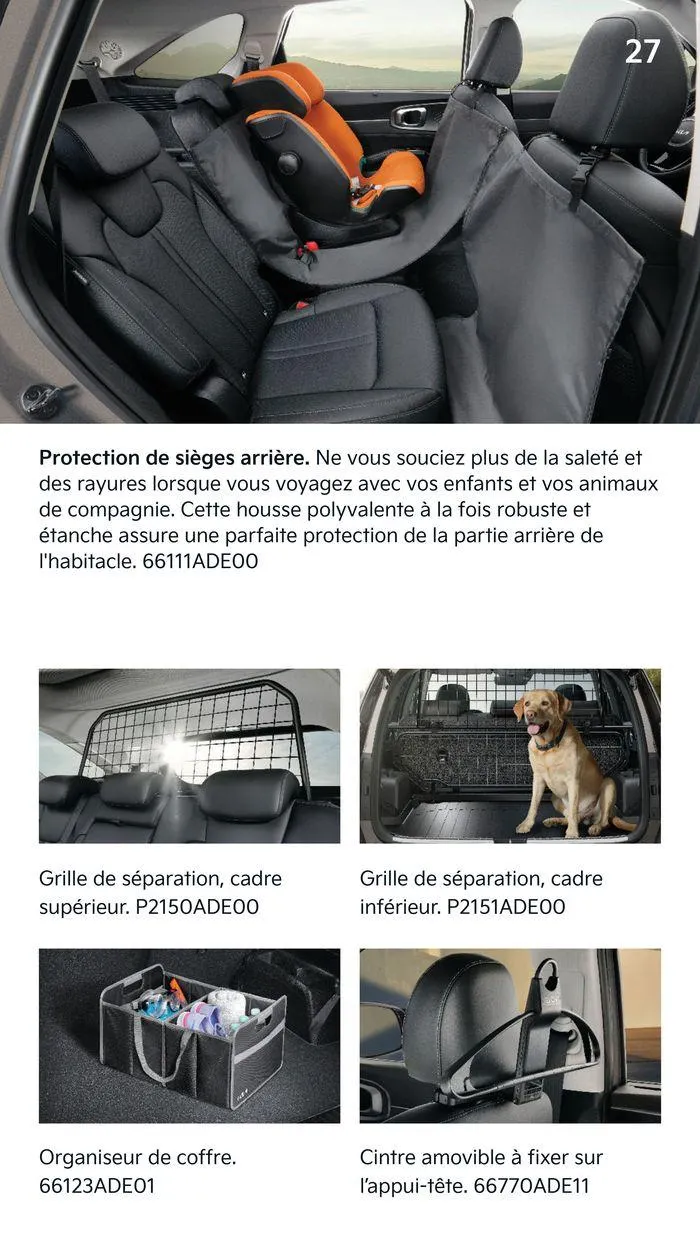 KIA Sorento Hybride - Accessoires du 13 juin au 4 juin 2025 - Catalogue page 27