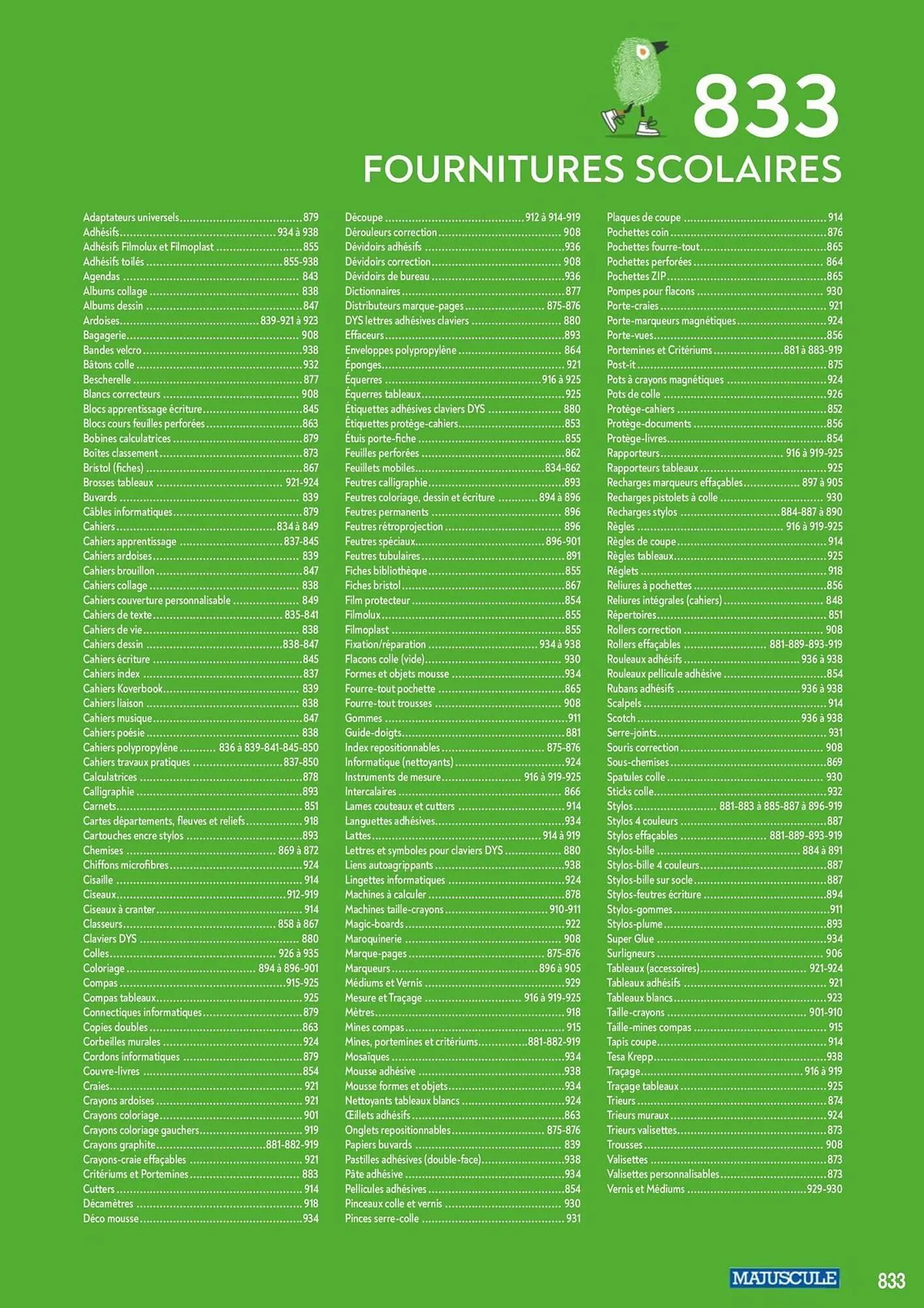 Catalogue Majuscule du 5 mars au 31 décembre 2025 - Catalogue page 857