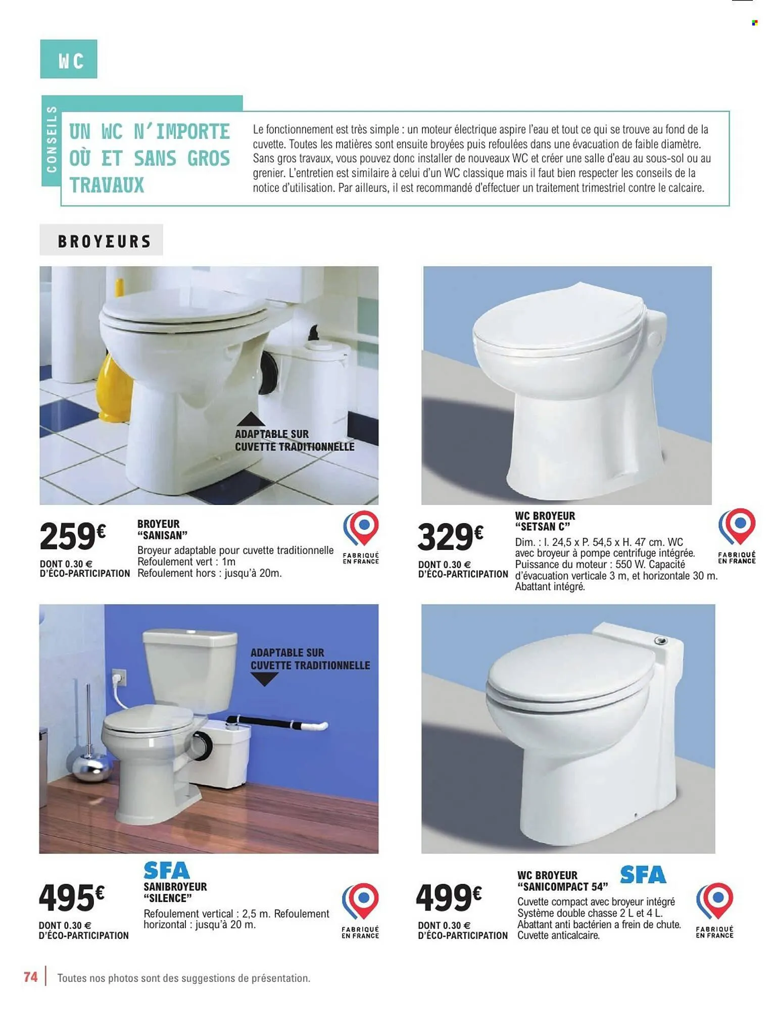 Catalogue E.Leclerc Brico du 6 janvier au 7 février 2026 - Catalogue page 74
