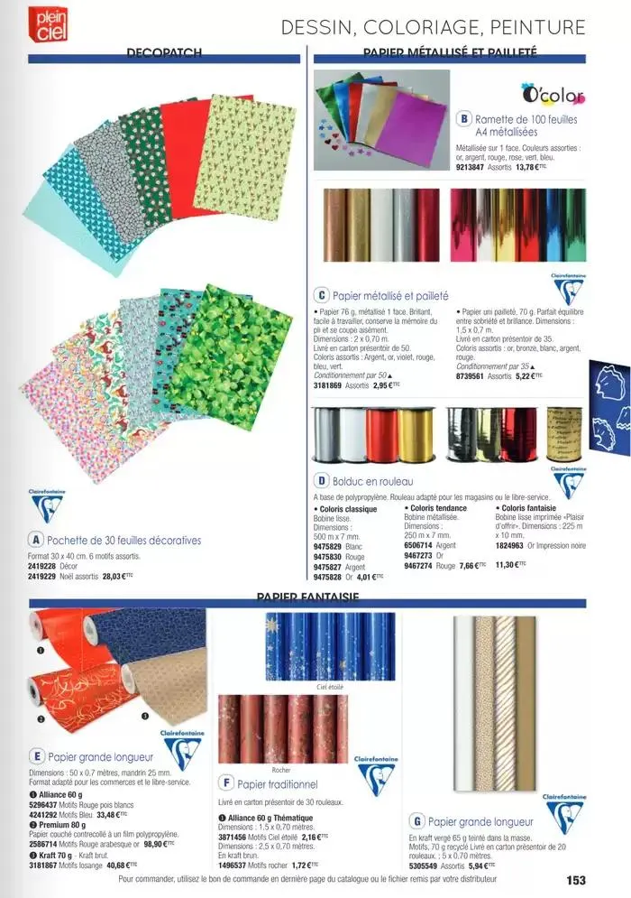 Écoles et loisirs 2025 du 1 janvier au 31 décembre 2025 - Catalogue page 153