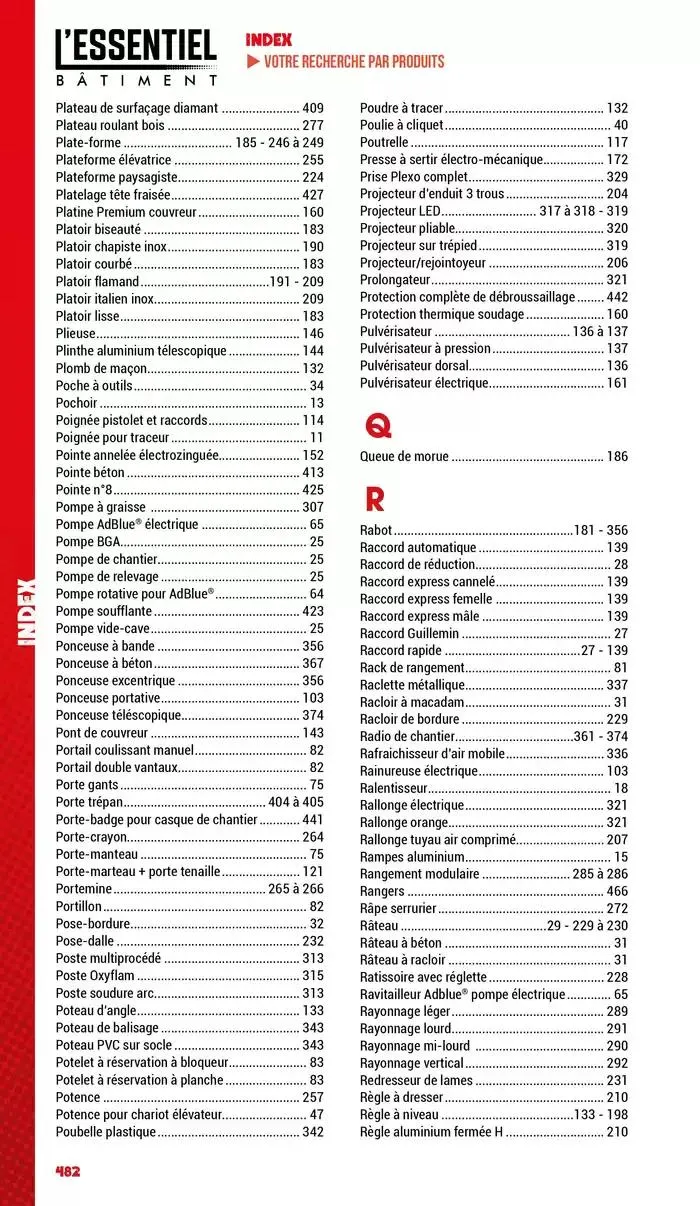 Essentiel Batiment 2025 du 3 janvier au 31 décembre 2025 - Catalogue page 484