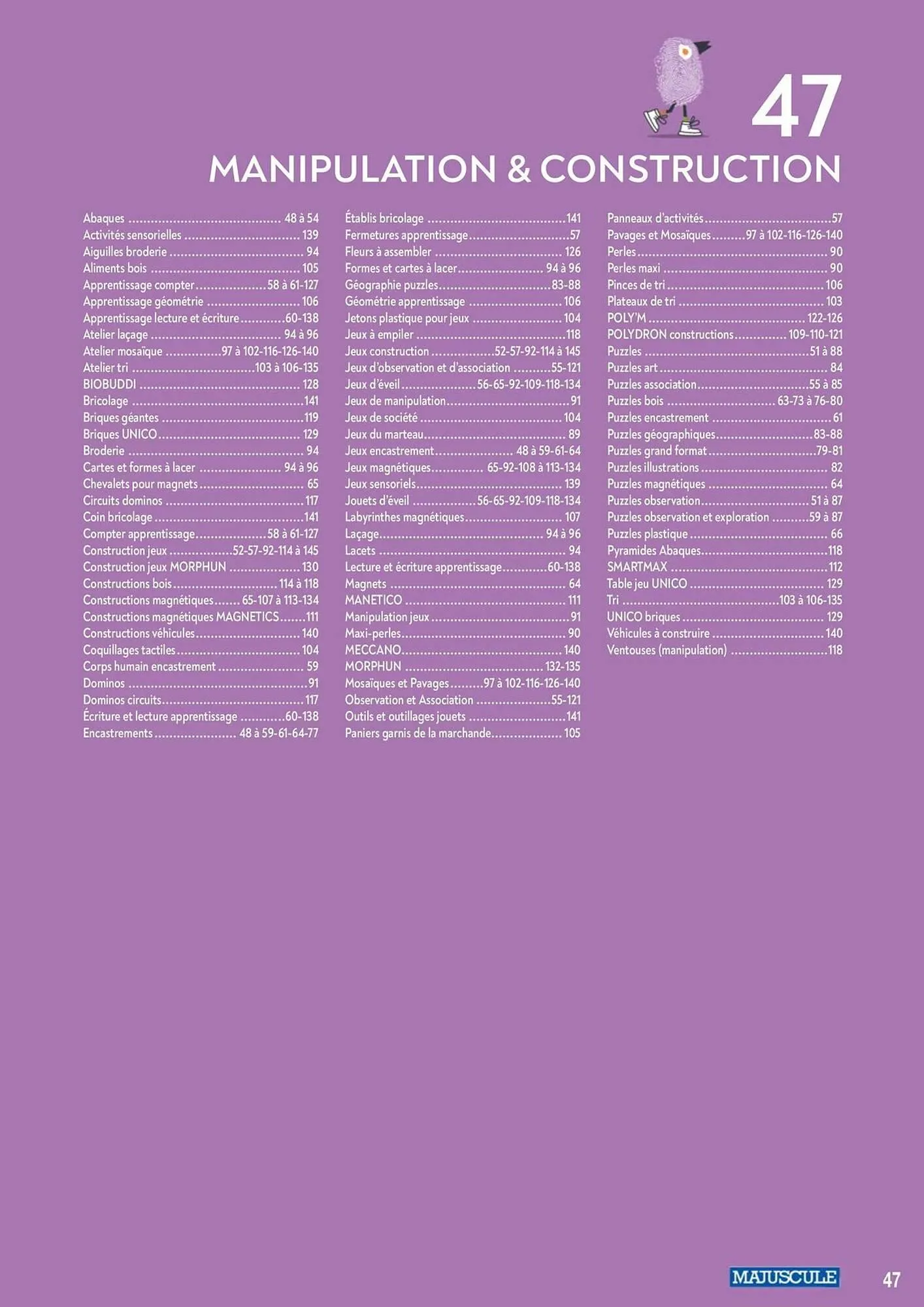 Catalogue Majuscule du 5 mars au 31 décembre 2025 - Catalogue page 71