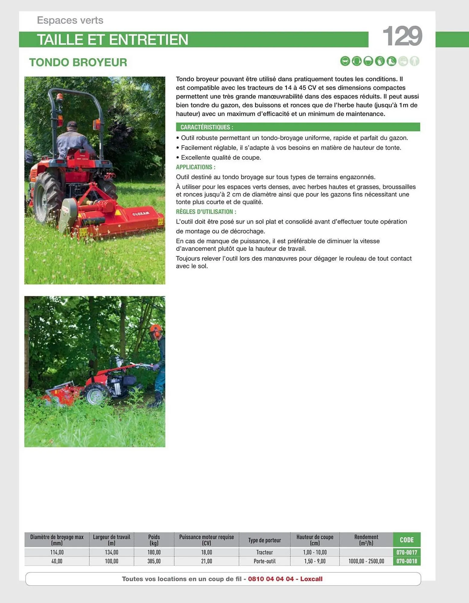 Catalogue Loxam du 10 avril au 31 décembre 2025 - Catalogue page 131