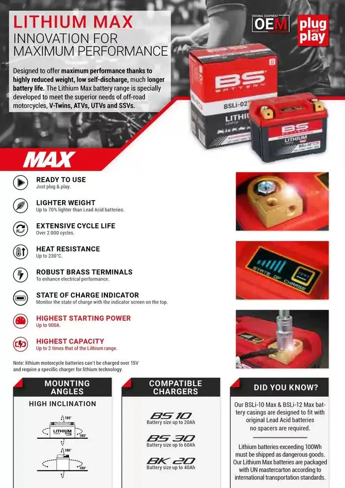 BS BATTERY 2024 du 26 mars au 31 décembre 2025 - Catalogue page 14