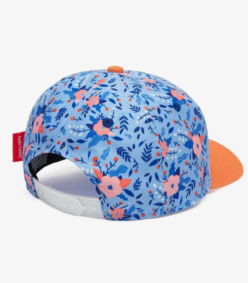 Casquette à fleurs enfant