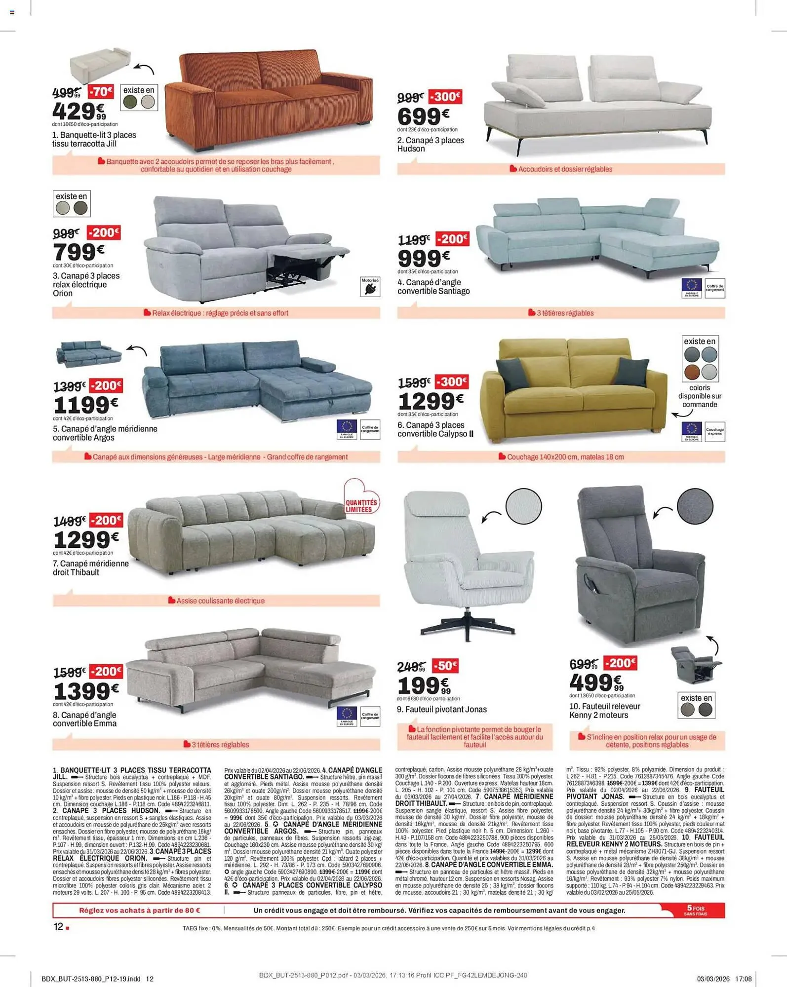 Catalogue BUT du 31 mars au 27 avril 2026 - Catalogue page 12