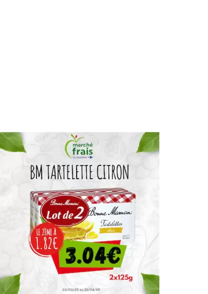 Promotion du mois du 31 mars au 30 avril 2025 - Catalogue page 3