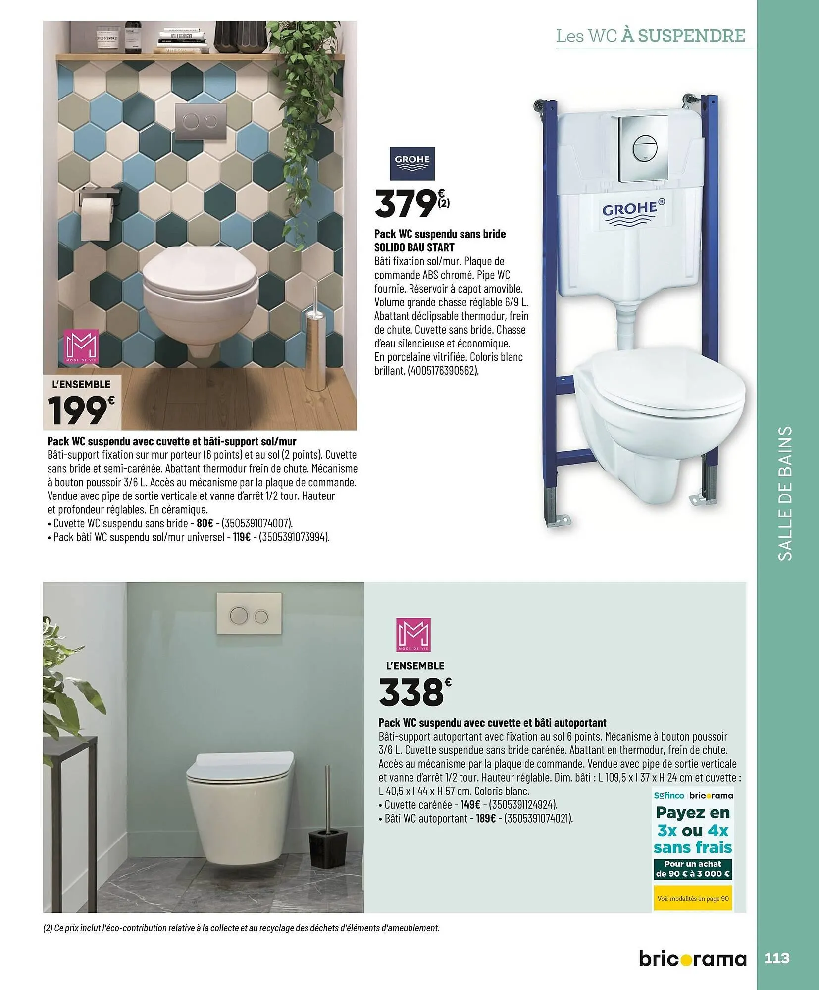 Catalogue Bricorama du 27 octobre au 7 décembre 2025 - Catalogue page 113