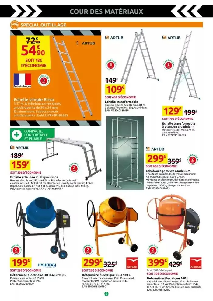 Edition Speciale outillage du 26 février au 23 mars 2025 - Catalogue page 5