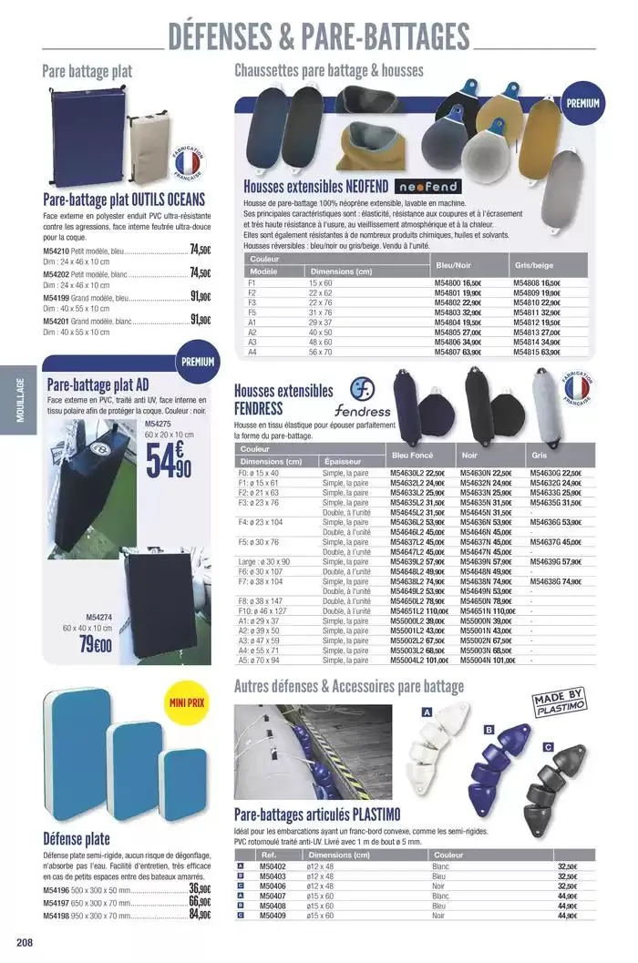 Catalogue Accastillage Diffusion 2025 du 1 janvier au 31 décembre 2025 - Catalogue page 210