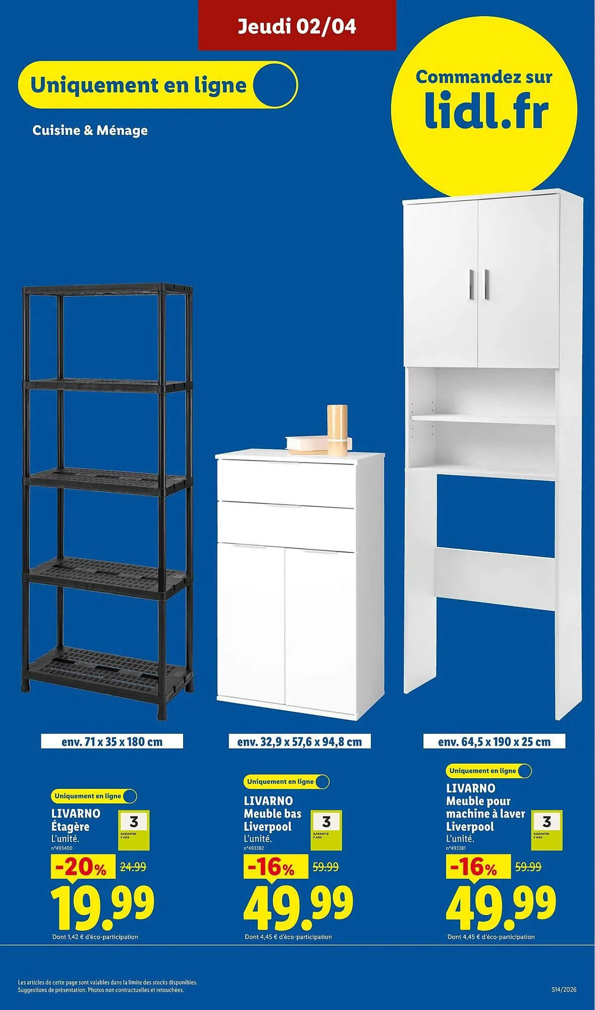 Catalogue Lidl du 2 avril au 8 avril 2026 - Catalogue page 47