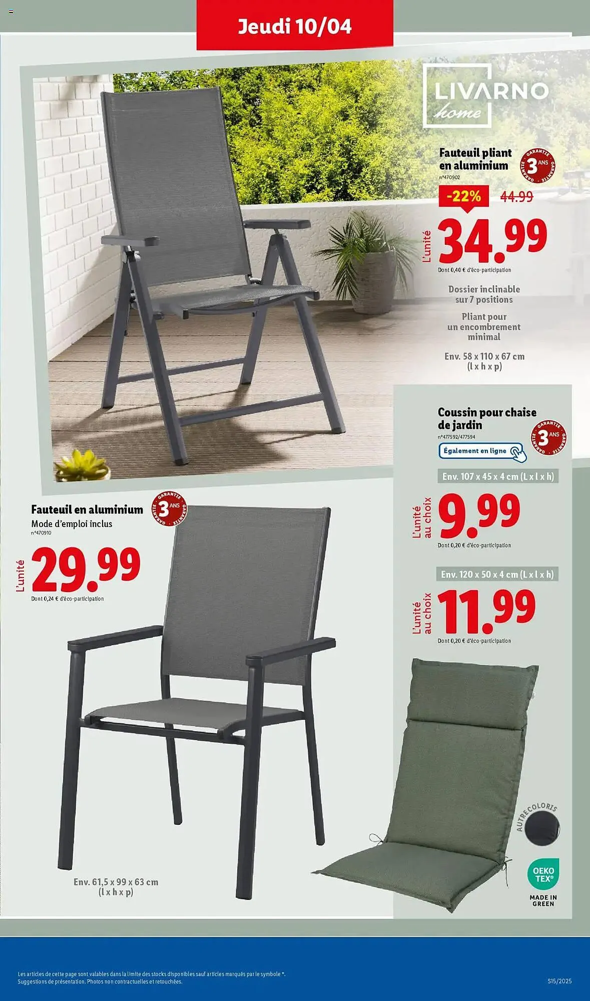 Catalogue Lidl du 10 avril au 16 avril 2025 - Catalogue page 35