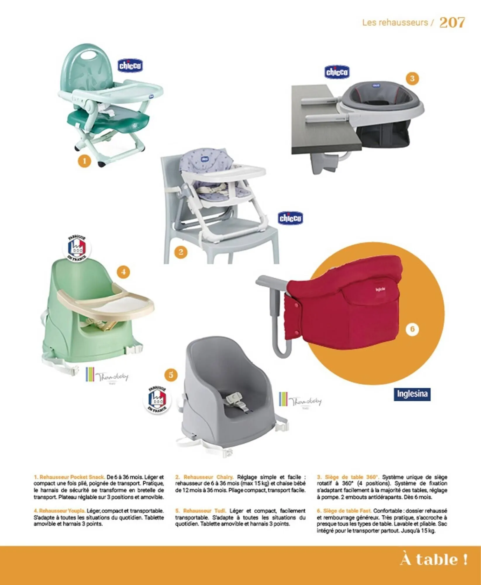 Catalogue autour de bébé du 31 mars au 31 janvier 2024 - Catalogue page 209