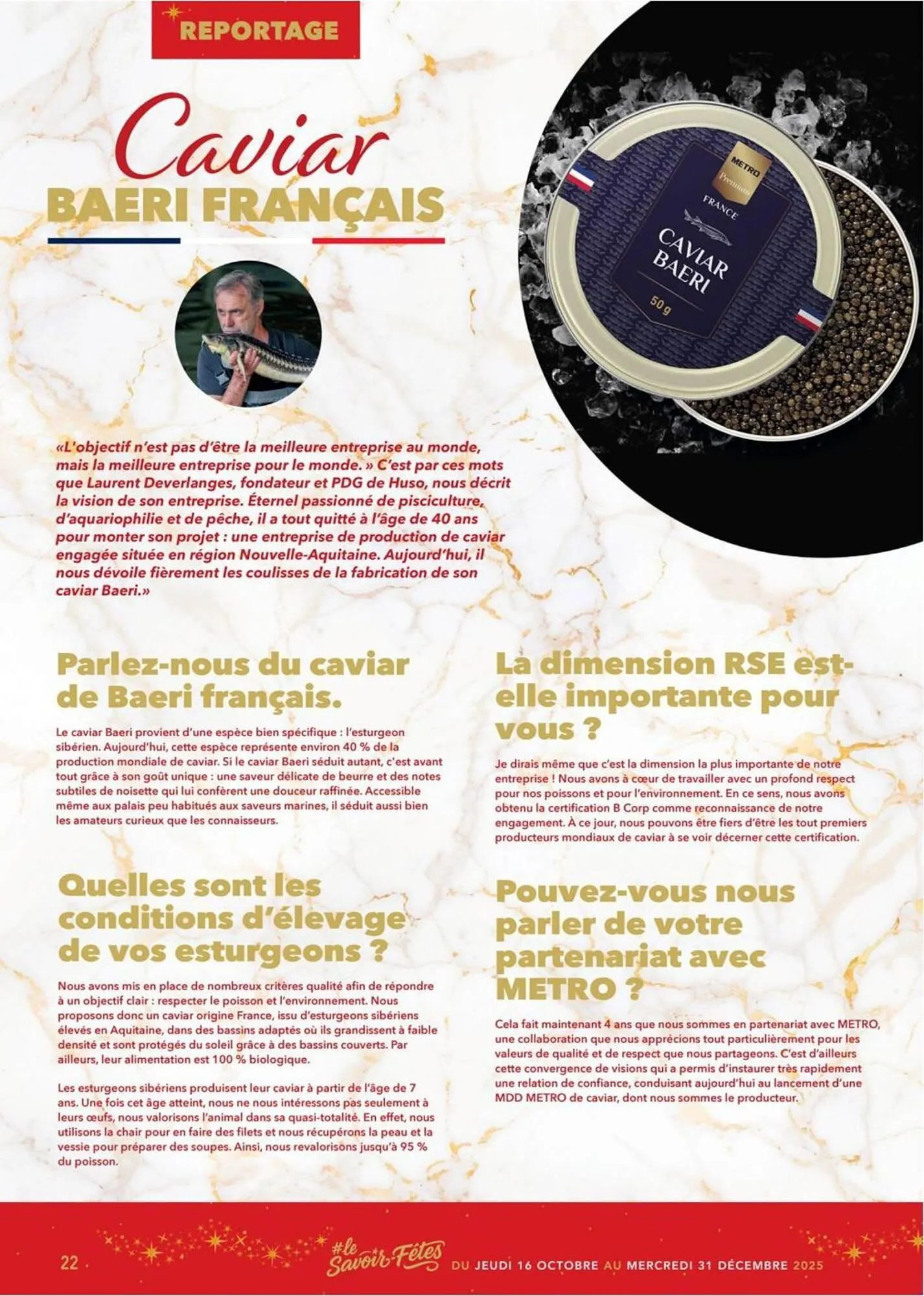 Catalogue METRO du 16 octobre au 31 décembre 2025 - Catalogue page 22