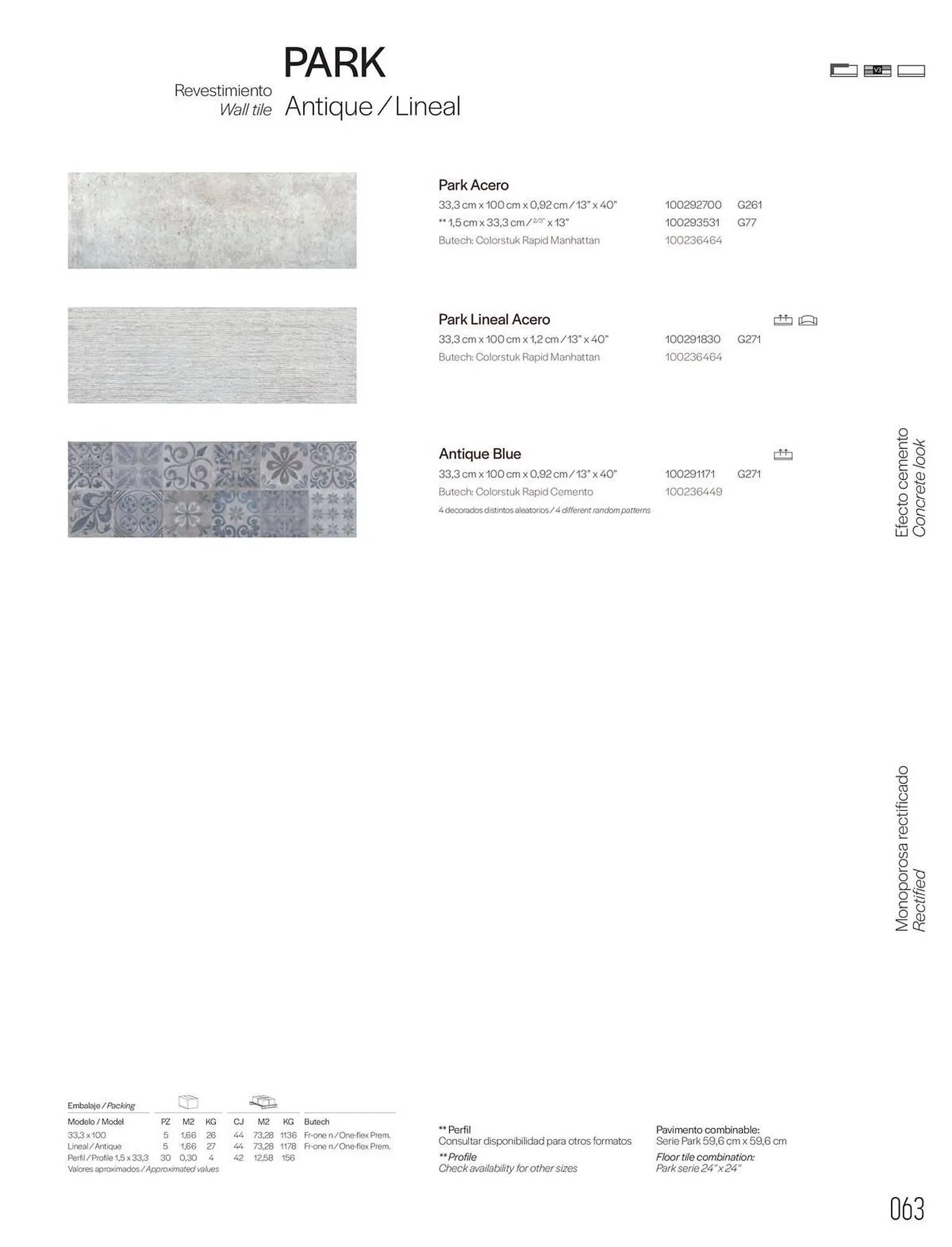 Catalogue Porcelanosa du 27 janvier au 31 décembre 2025 - Catalogue page 65