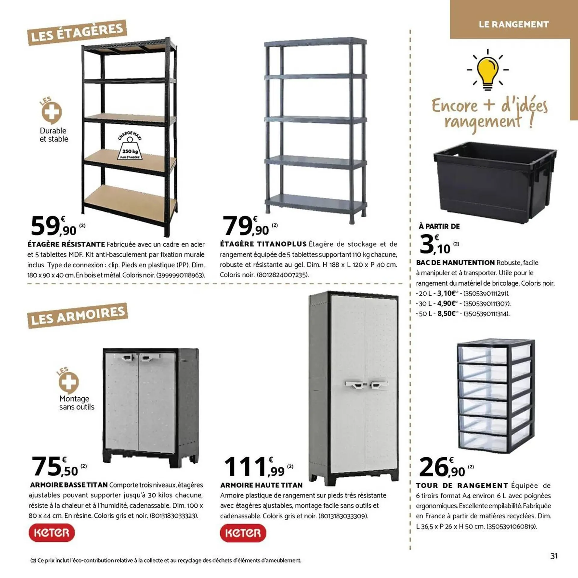 Catalogue Bricomarché du 19 mars au 10 mai 2026 - Catalogue page 31