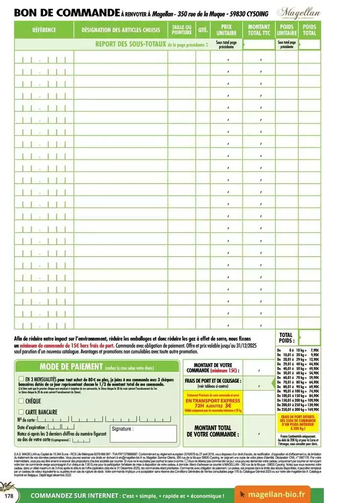 Catalogue Général 2025 du 16 décembre au 31 décembre 2025 - Catalogue page 178