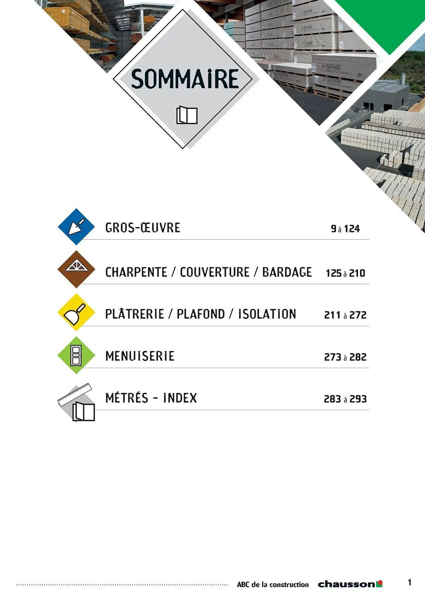 Catalogue Chausson Matériaux du 2 mai au 31 décembre 2025 - Catalogue page 3